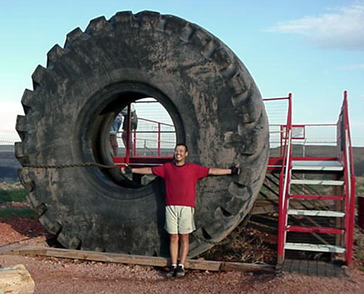 Huge tire